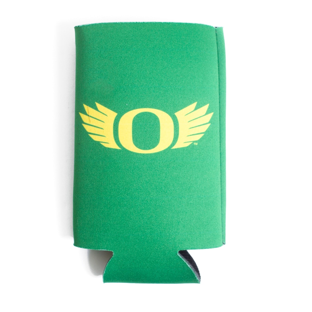 O Wings, McKenzie SewOn, Green, Kitchen Accessories, Home & Auto, Go Ducks, Tall, Can Koozie, 770365